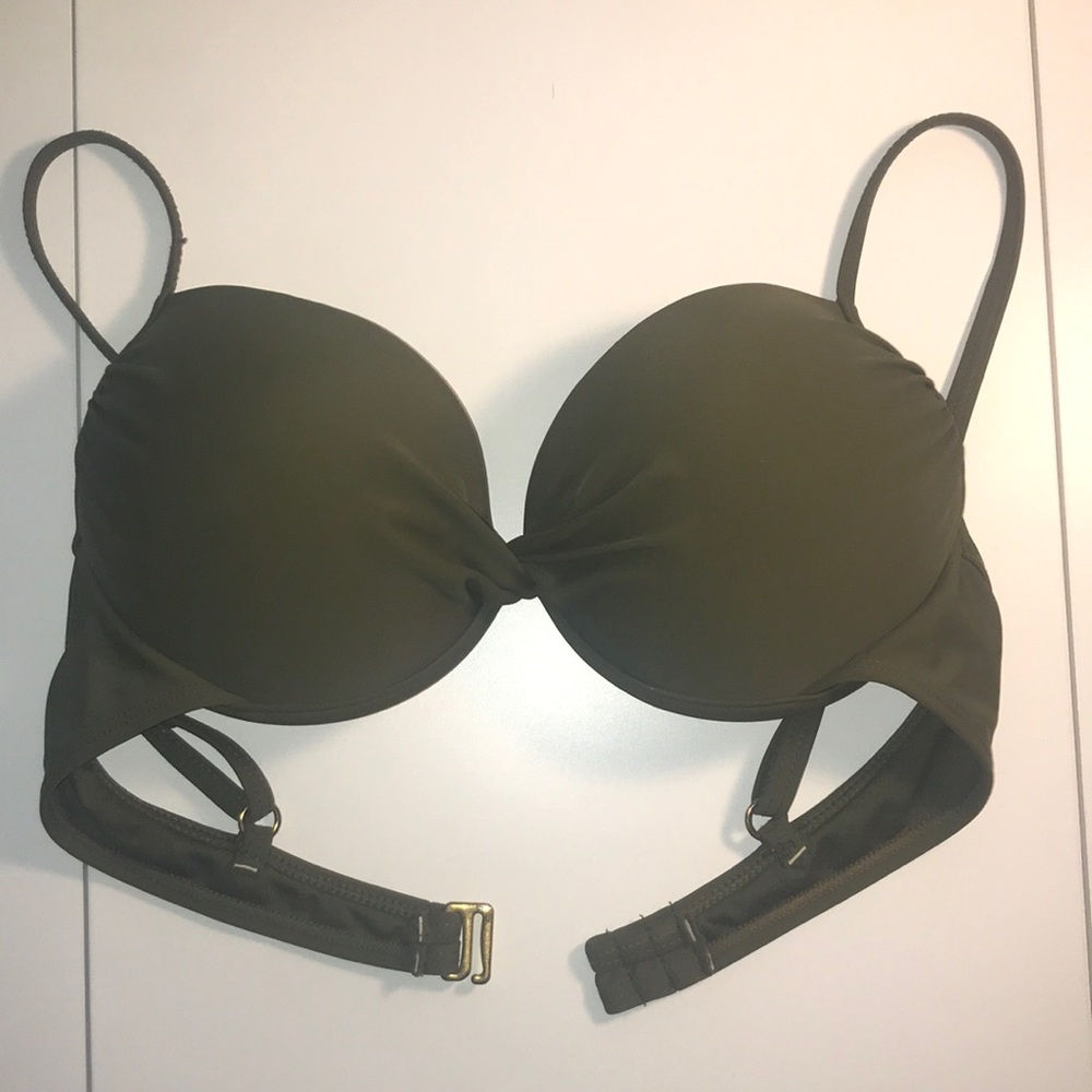 COPY - Olive green bikini top